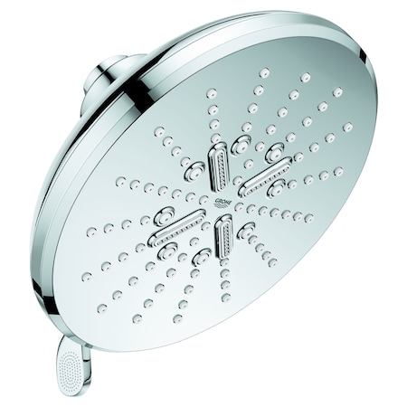 Grohe Rush Smartactive Shower Head, 6-1/2-in. - 3 Sprays, 1.75Gpm, Chrome 26789000